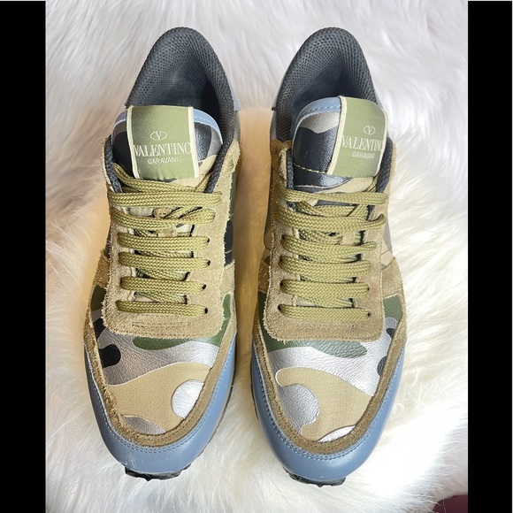 Valentino Camo Tennis Shoes - Picture 5 of 13